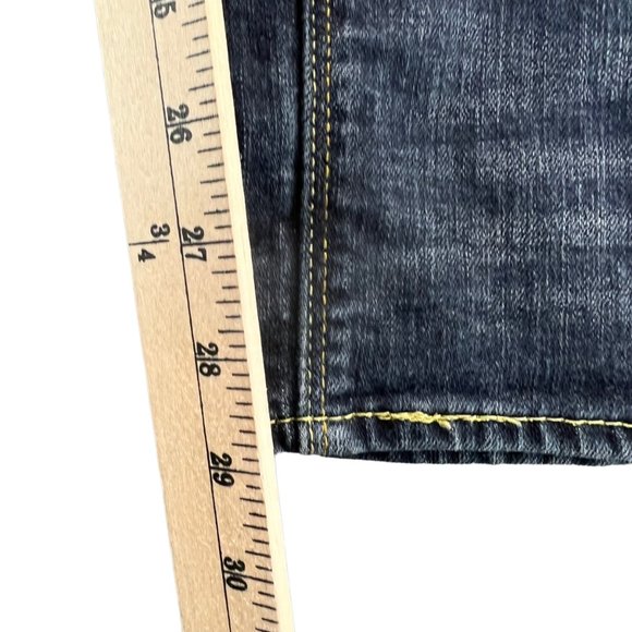 Levi's Denizen 216 Skinny Fit Denim Jeans Medium Wash Blue Mens Size 36 X 30 - Picture 9 of 13